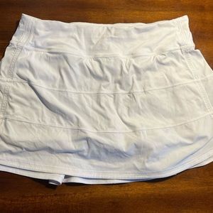 White Pace Rival Skirt-8 Long